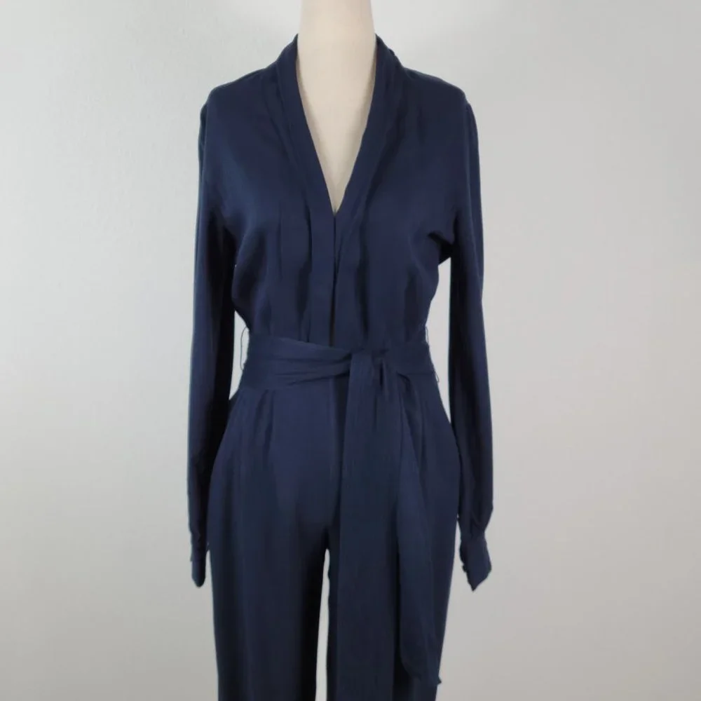 ON THE ROAD Dove Waist Tie Woven Jumpsuit Sz XS NEW - Picture 2 of 5